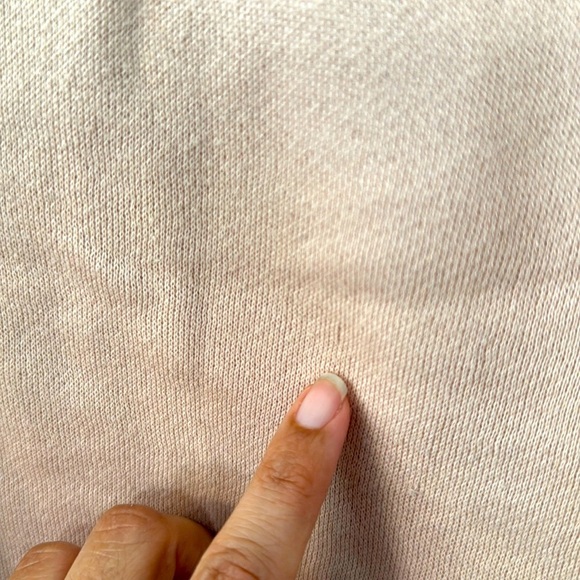 Madewell Betterterry Hoodie Sweatshirt Colorblock Pastel Pink Green Sporty Small - Picture 6 of 12